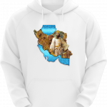 سویشرت نقشه ایران کوروش بزرگ