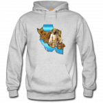 سویشرت نقشه ایران با نگاره کوروش